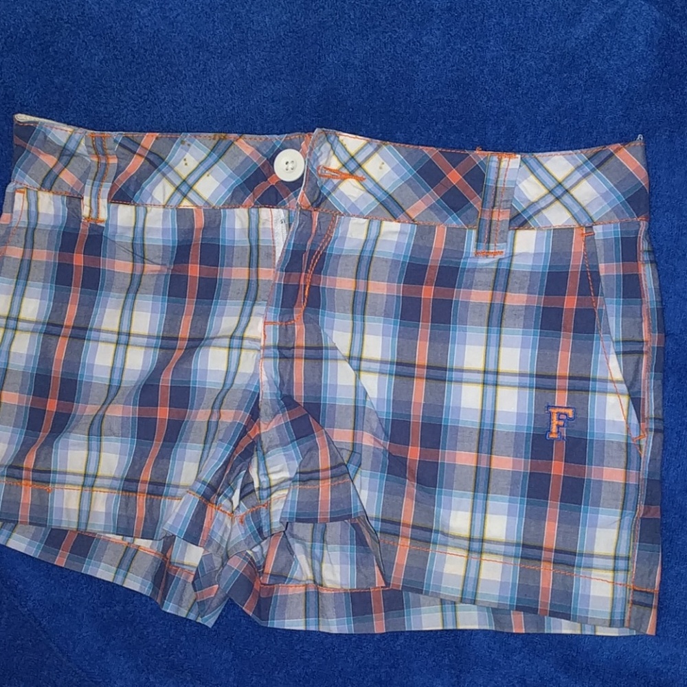 UF gator plaid shorts